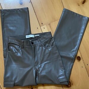 Abercrombie & Fitch Vegan Leather Pants